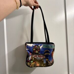 Vintage Las Vegas Themed Women's Bag